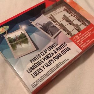 Photo clip lights- rose gold